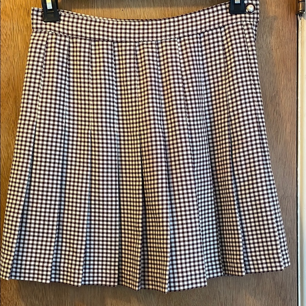 La Belle Black and White A-Line Skirt